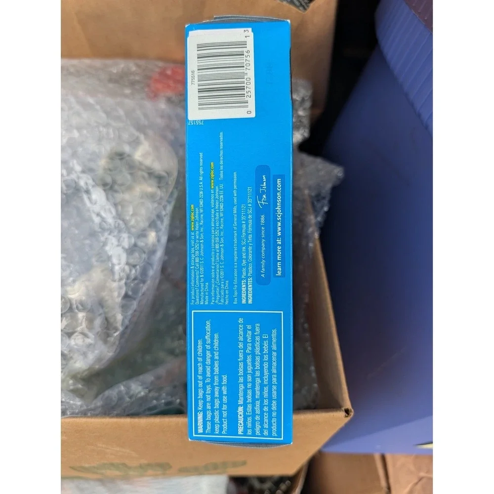 Vintage 2011 Ziploc Flexible Totes Heavy Duty XL 1 Count Storage Bag Boxed